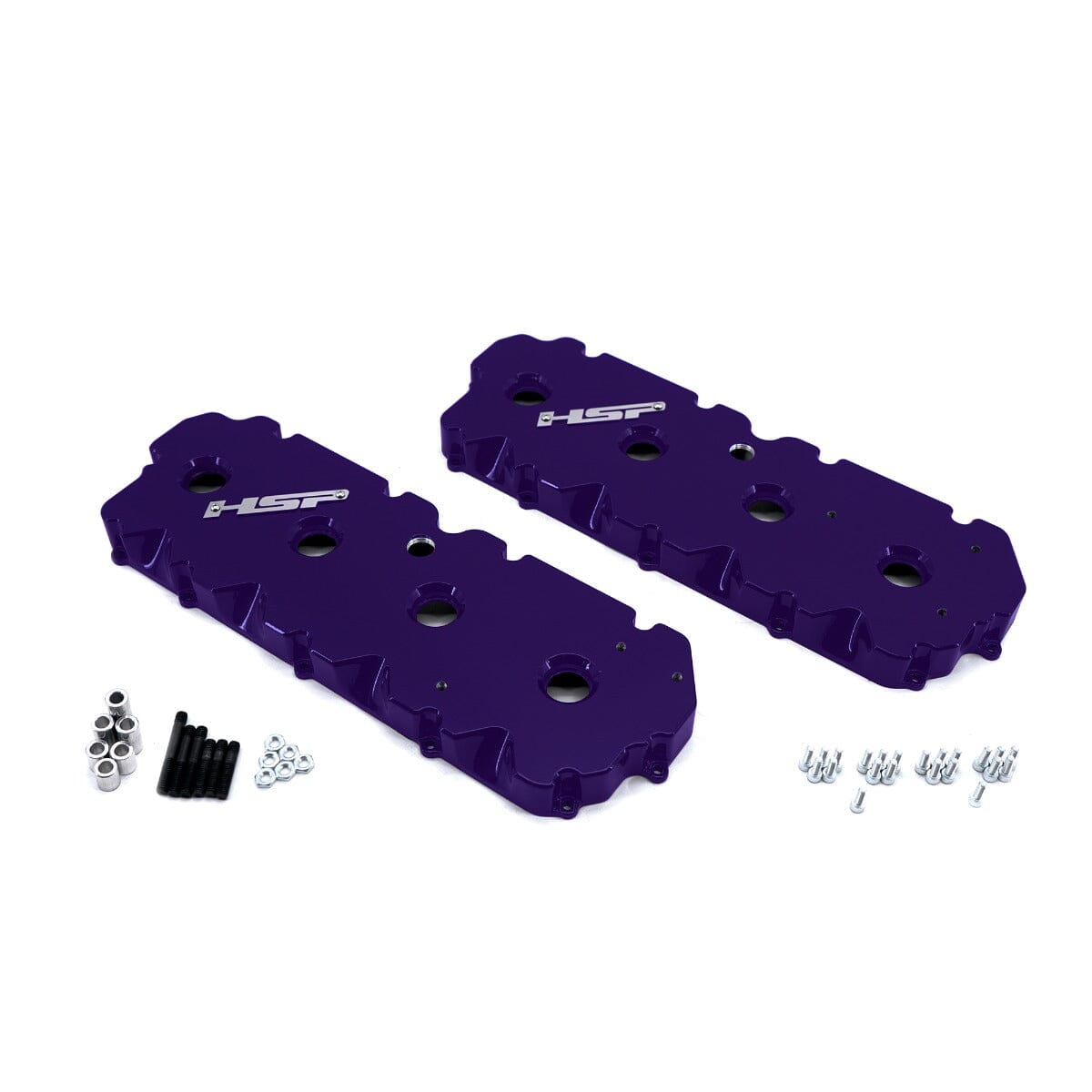 HSP Billet Valve Covers (2001-2004 Chevrolet / GMC) Engine Valve Cover HSP Diesel Candy Purple
