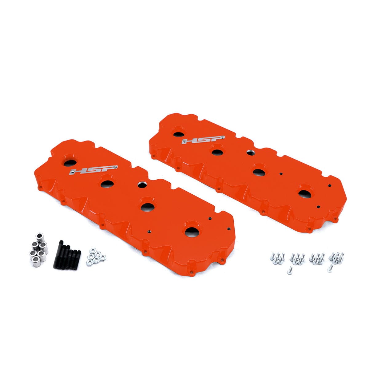HSP Billet Valve Covers (2001-2004 Chevrolet / GMC) Engine Valve Cover HSP Diesel Orange