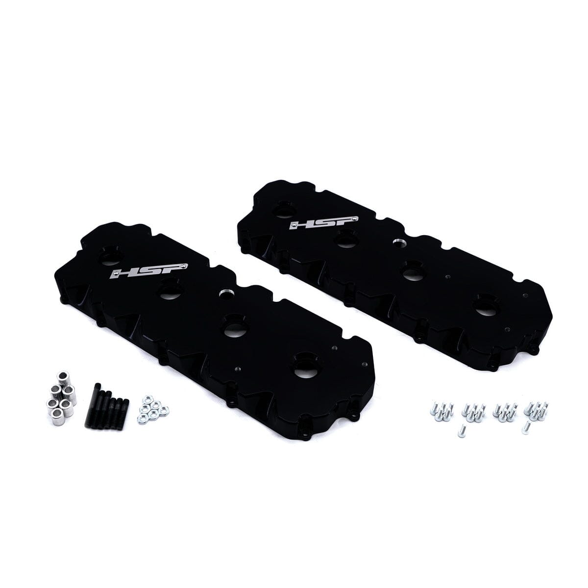 HSP Billet Valve Covers (2001-2004 Chevrolet / GMC) Engine Valve Cover HSP Diesel Satin Black