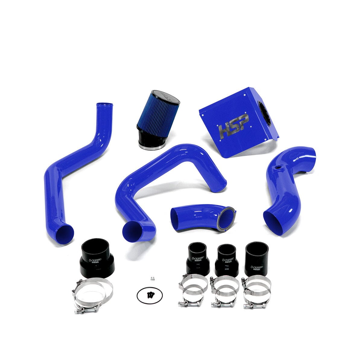 HSP Max Air Flow Bundle (2003-2004 Chevrolet / GMC) Cold Air Intake HSP Diesel Candy Blue