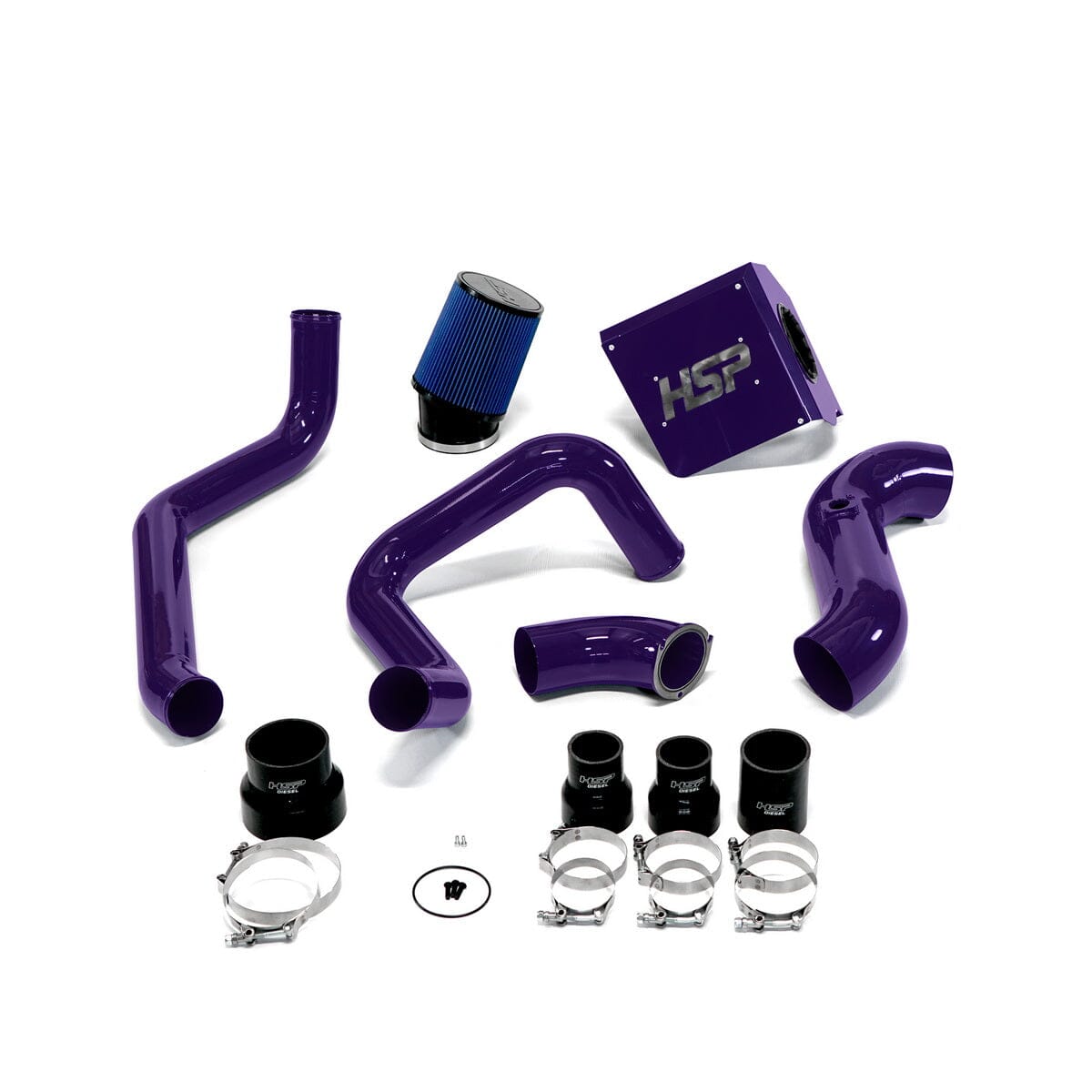HSP Max Air Flow Bundle (2003-2004 Chevrolet / GMC) Cold Air Intake HSP Diesel Candy Purple