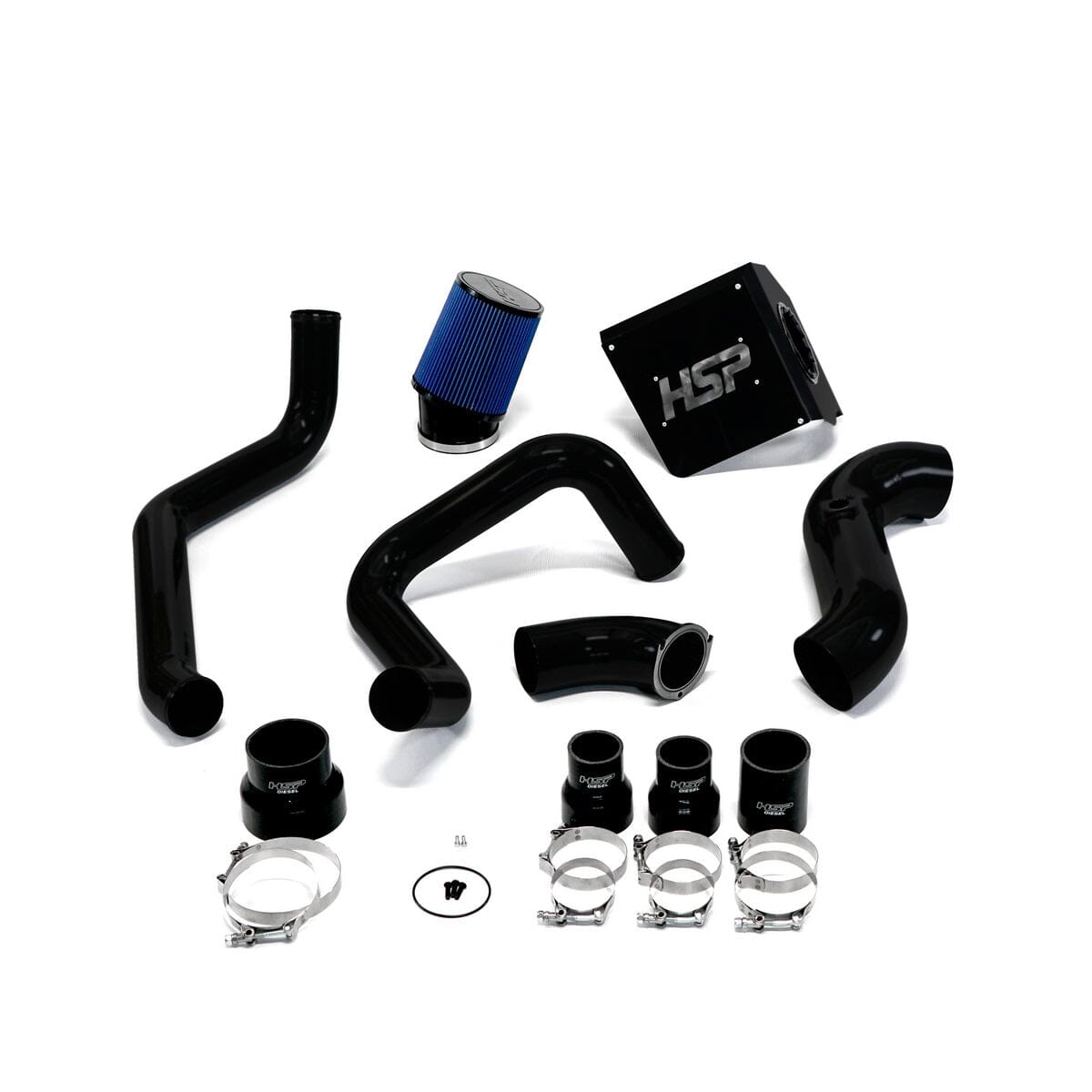 HSP Max Air Flow Bundle (2003-2004 Chevrolet / GMC) Cold Air Intake HSP Diesel Satin Black
