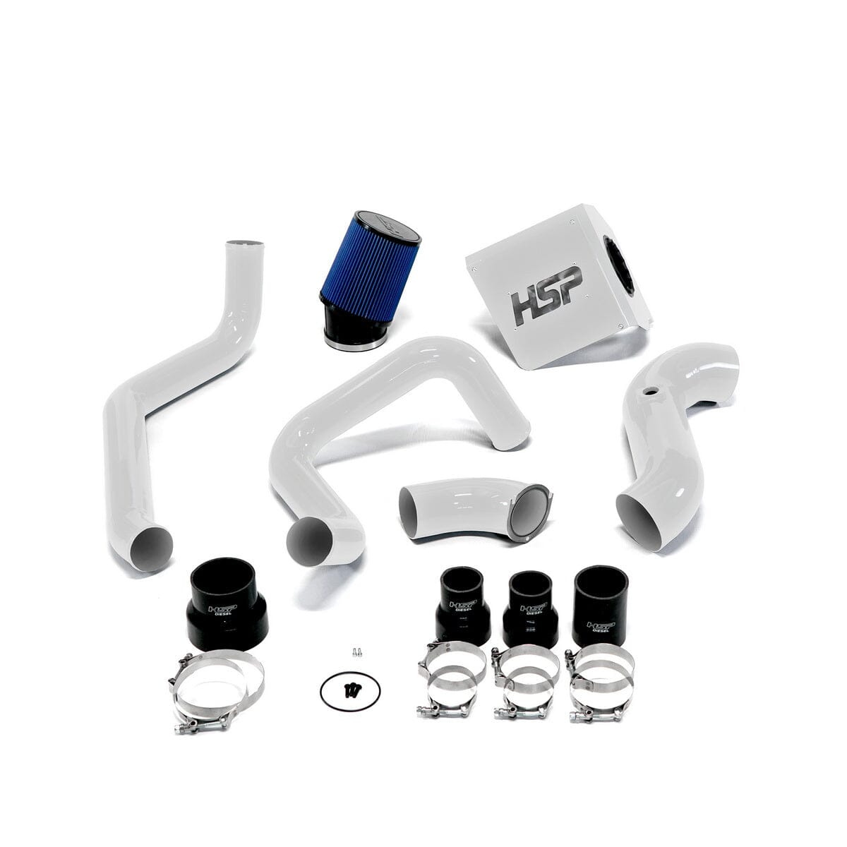HSP Max Air Flow Bundle (2003-2004 Chevrolet / GMC) Cold Air Intake HSP Diesel White