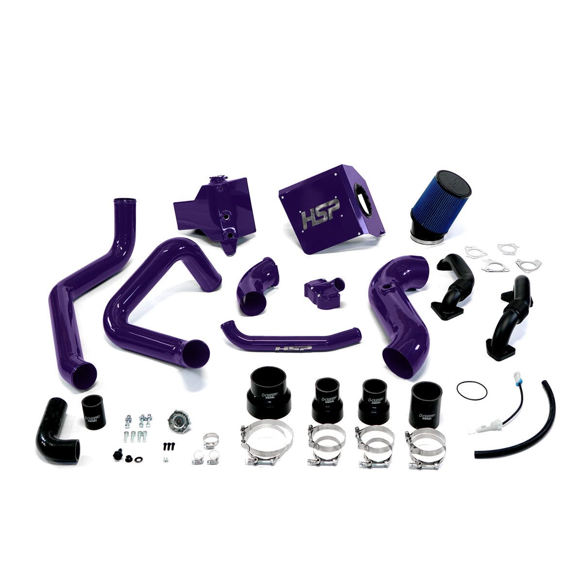 HSP Deluxe Max Air Flow Bundle (2003-2004 Chevrolet / GMC) Cold Air Intake HSP Diesel Candy Purple