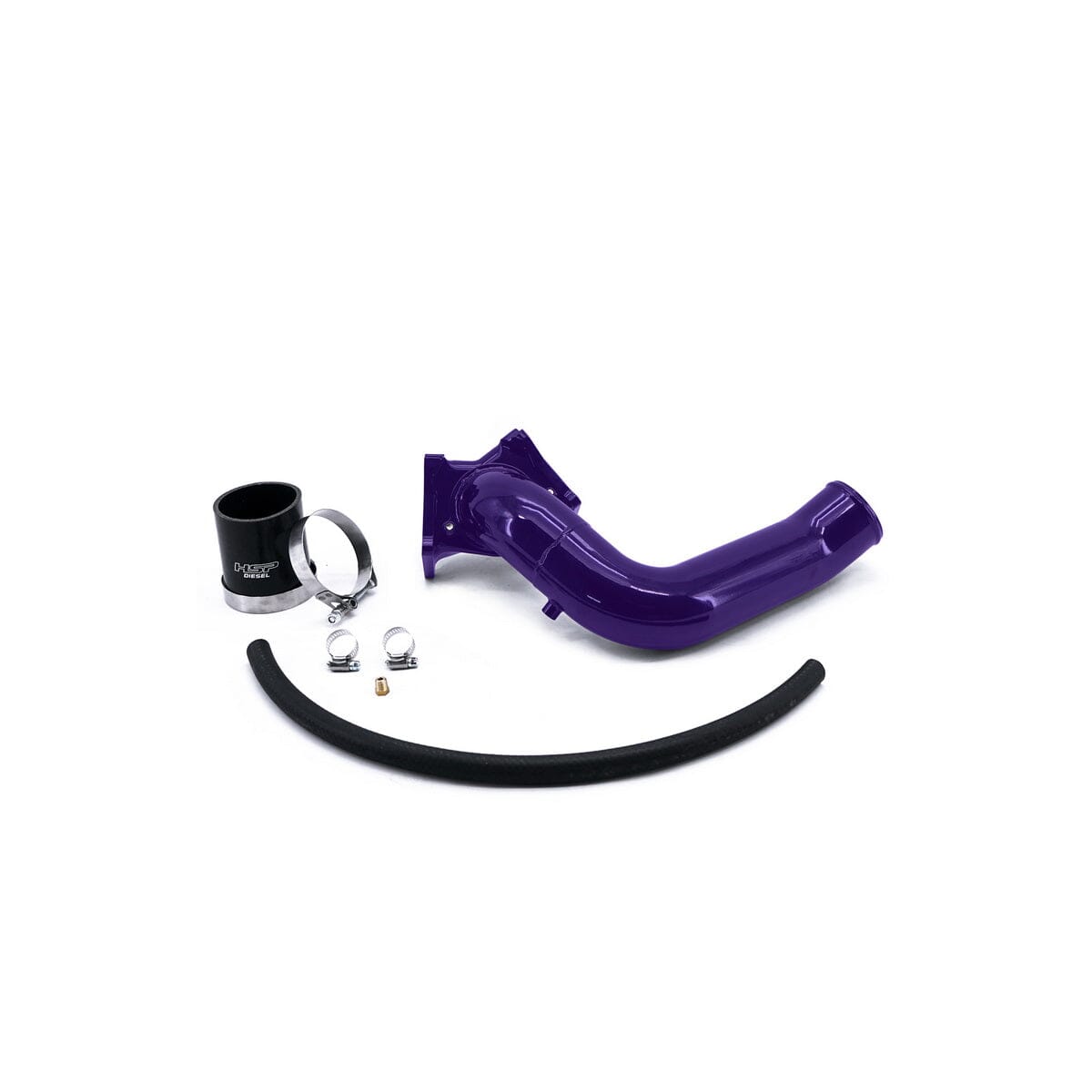 HSP Max Flow Bridge to HSP Cold Side (2004.5-2005 Chevrolet / GMC) Intercooler Pipes HSP Diesel Candy Purple