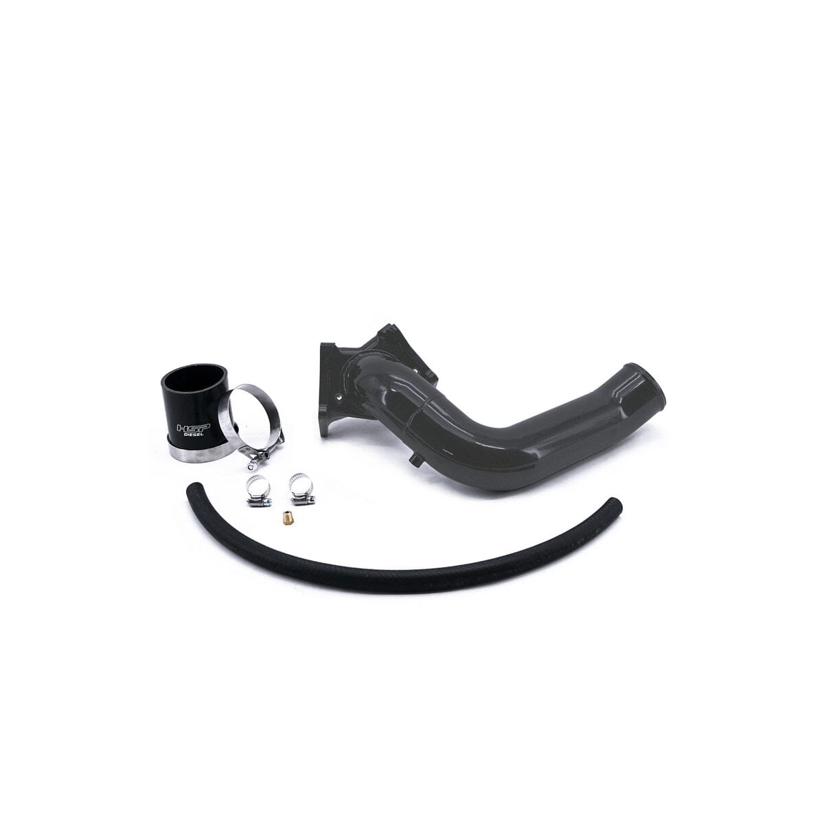 HSP Max Flow Bridge to HSP Cold Side (2004.5-2005 Chevrolet / GMC) Intercooler Pipes HSP Diesel Dark Grey