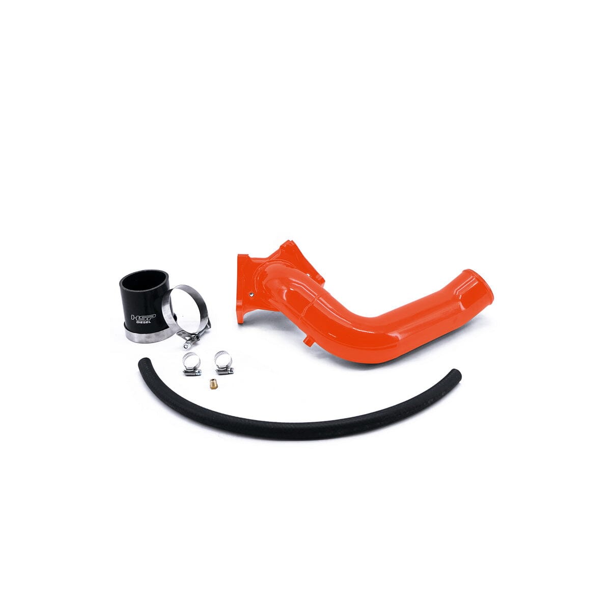 HSP Max Flow Bridge to HSP Cold Side (2004.5-2005 Chevrolet / GMC) Intercooler Pipes HSP Diesel Orange
