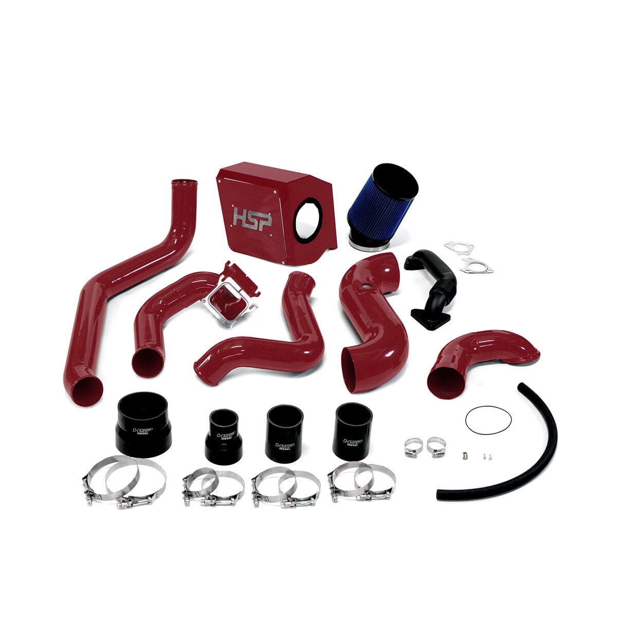 HSP Max Air Flow Bundle (2004.5-2005 Chevrolet / GMC) Cold Air Intake HSP Diesel Candy Red