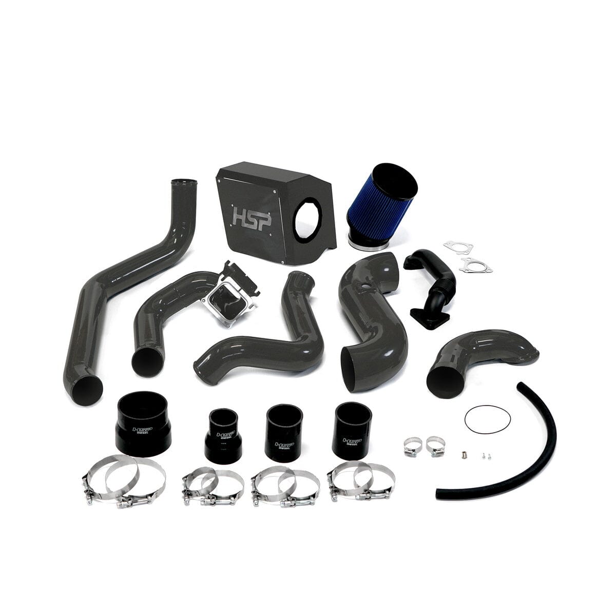HSP Max Air Flow Bundle (2004.5-2005 Chevrolet / GMC) Cold Air Intake HSP Diesel Dark Grey