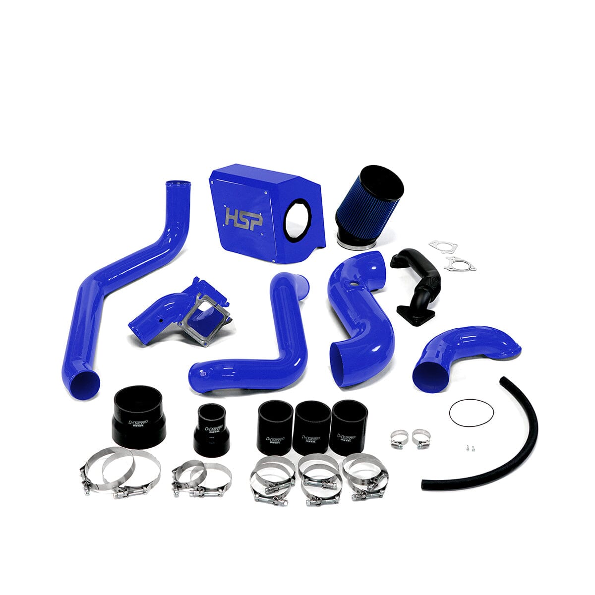 HSP Max Air Flow Bundle (2006-2007 Chevrolet / GMC) Cold Air Intake HSP Diesel Candy Blue