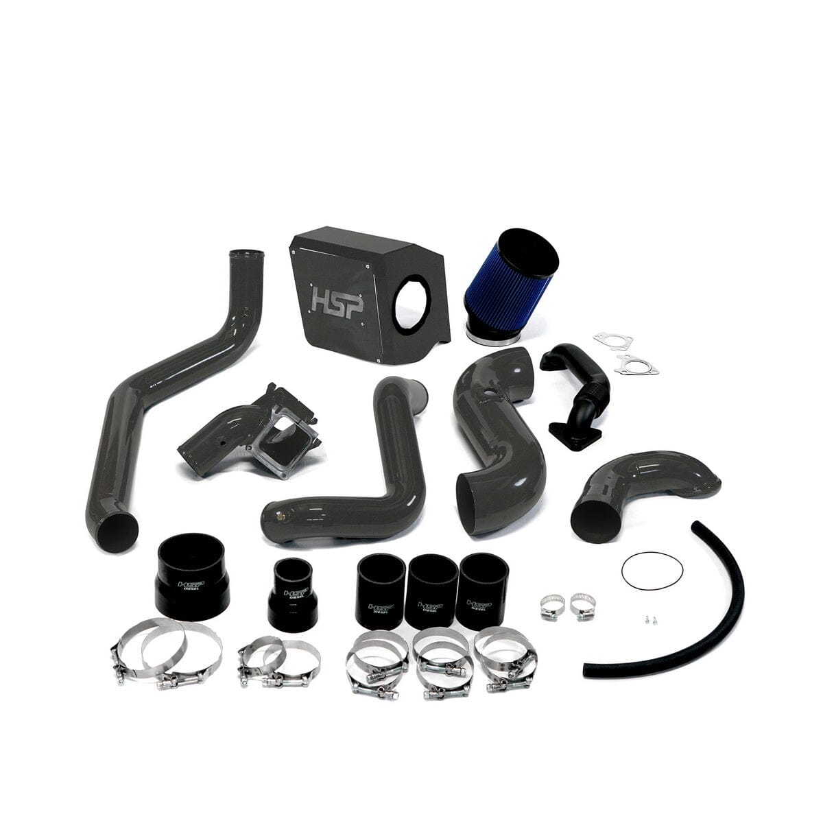 HSP Max Air Flow Bundle (2006-2007 Chevrolet / GMC) Cold Air Intake HSP Diesel Dark Grey