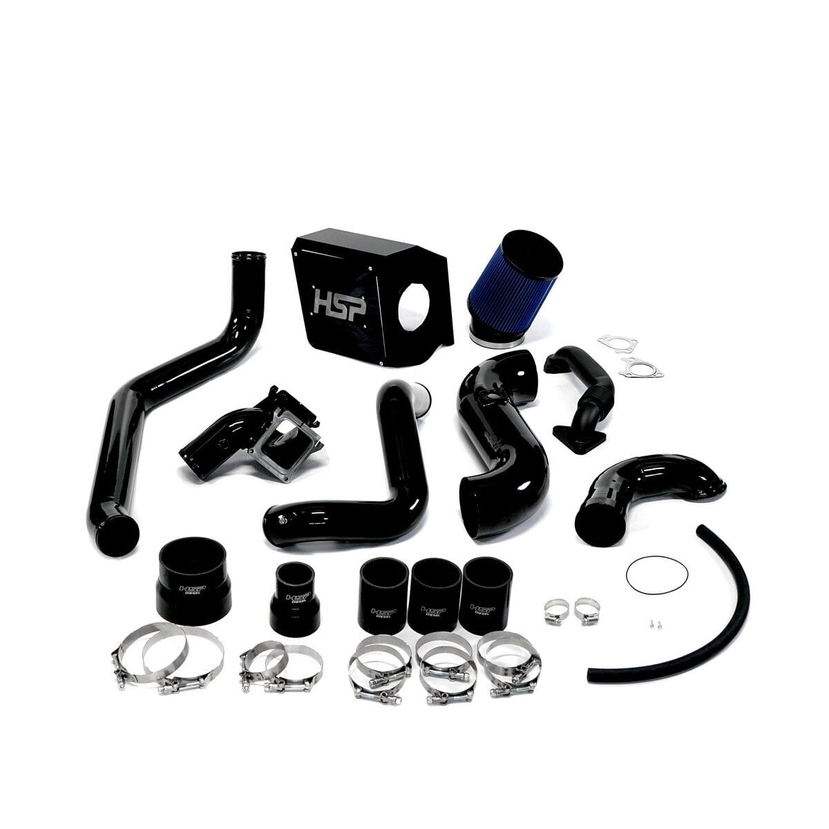 HSP Max Air Flow Bundle (2006-2007 Chevrolet / GMC) Cold Air Intake HSP Diesel Gloss Black