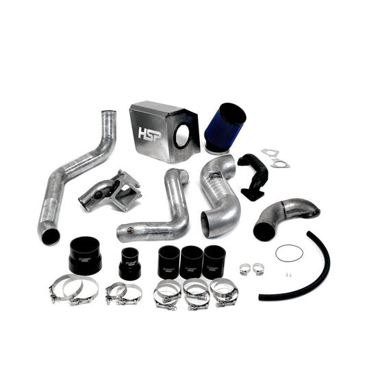 HSP Max Air Flow Bundle (2006-2007 Chevrolet / GMC) Cold Air Intake HSP Diesel Silver (Raw) 