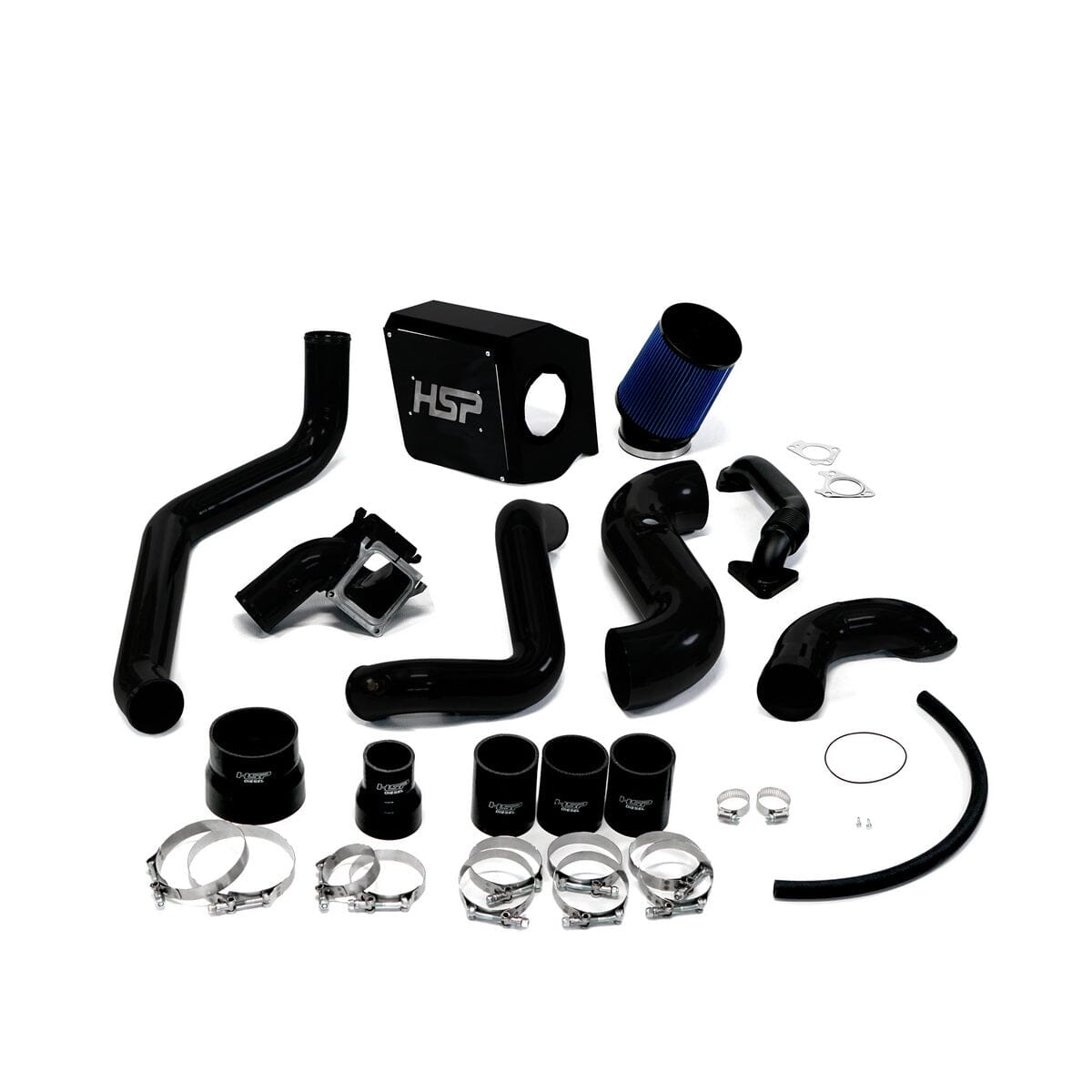 HSP Max Air Flow Bundle (2006-2007 Chevrolet / GMC) Cold Air Intake HSP Diesel Satin Black
