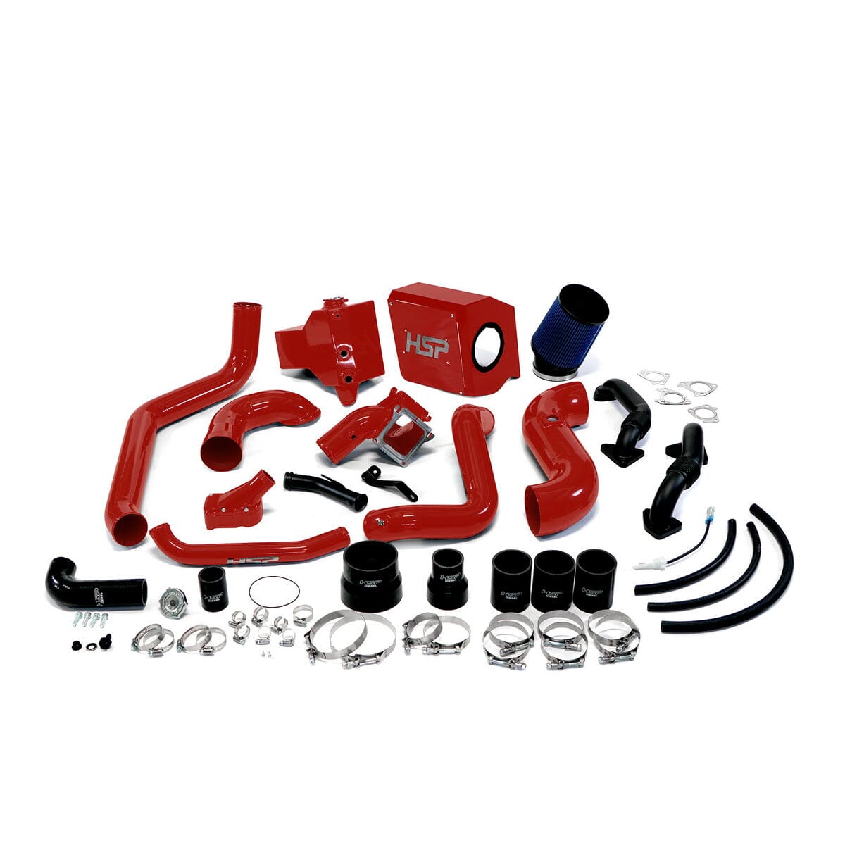 HSP Deluxe Max Air Flow Bundle (2006-2007 Chevrolet / GMC) Cold Air Intake HSP Diesel Blood Red