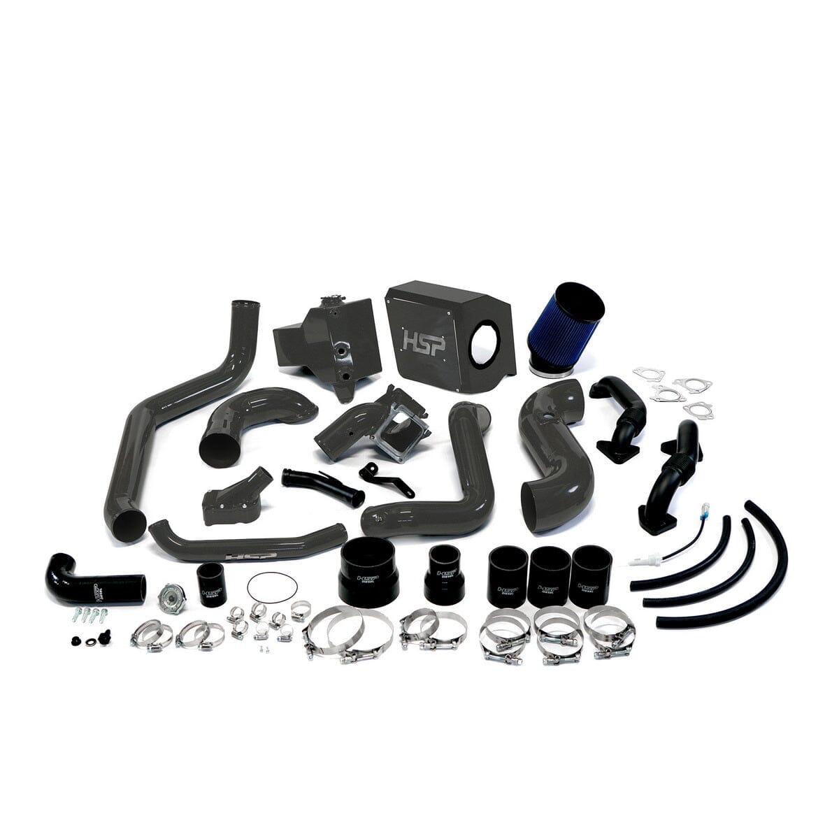 HSP Deluxe Max Air Flow Bundle (2006-2007 Chevrolet / GMC) Cold Air Intake HSP Diesel Dark Grey