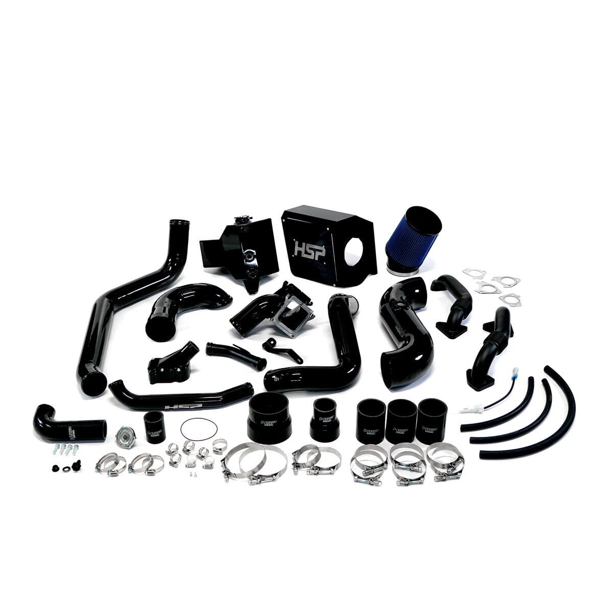 HSP Deluxe Max Air Flow Bundle (2006-2007 Chevrolet / GMC) Cold Air Intake HSP Diesel Gloss Black