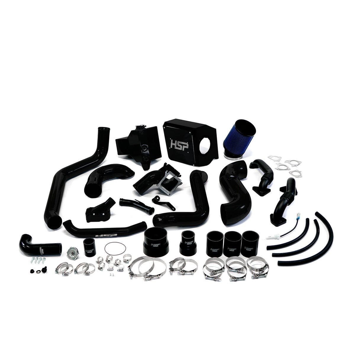 HSP Deluxe Max Air Flow Bundle (2006-2007 Chevrolet / GMC) Cold Air Intake HSP Diesel Satin Black
