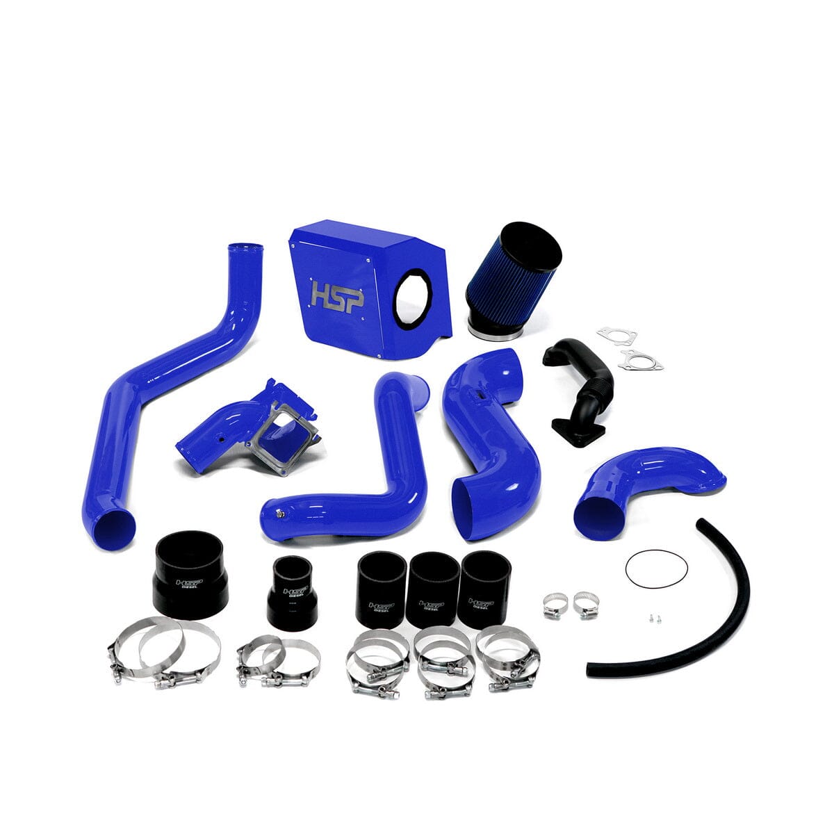 HSP Max Air Flow Bundle (2007.5-2010 Chevrolet / GMC) Cold Air Intake HSP Diesel Candy Blue