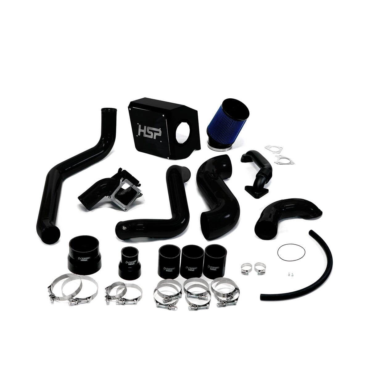 HSP Max Air Flow Bundle (2007.5-2010 Chevrolet / GMC) Cold Air Intake HSP Diesel Satin Black