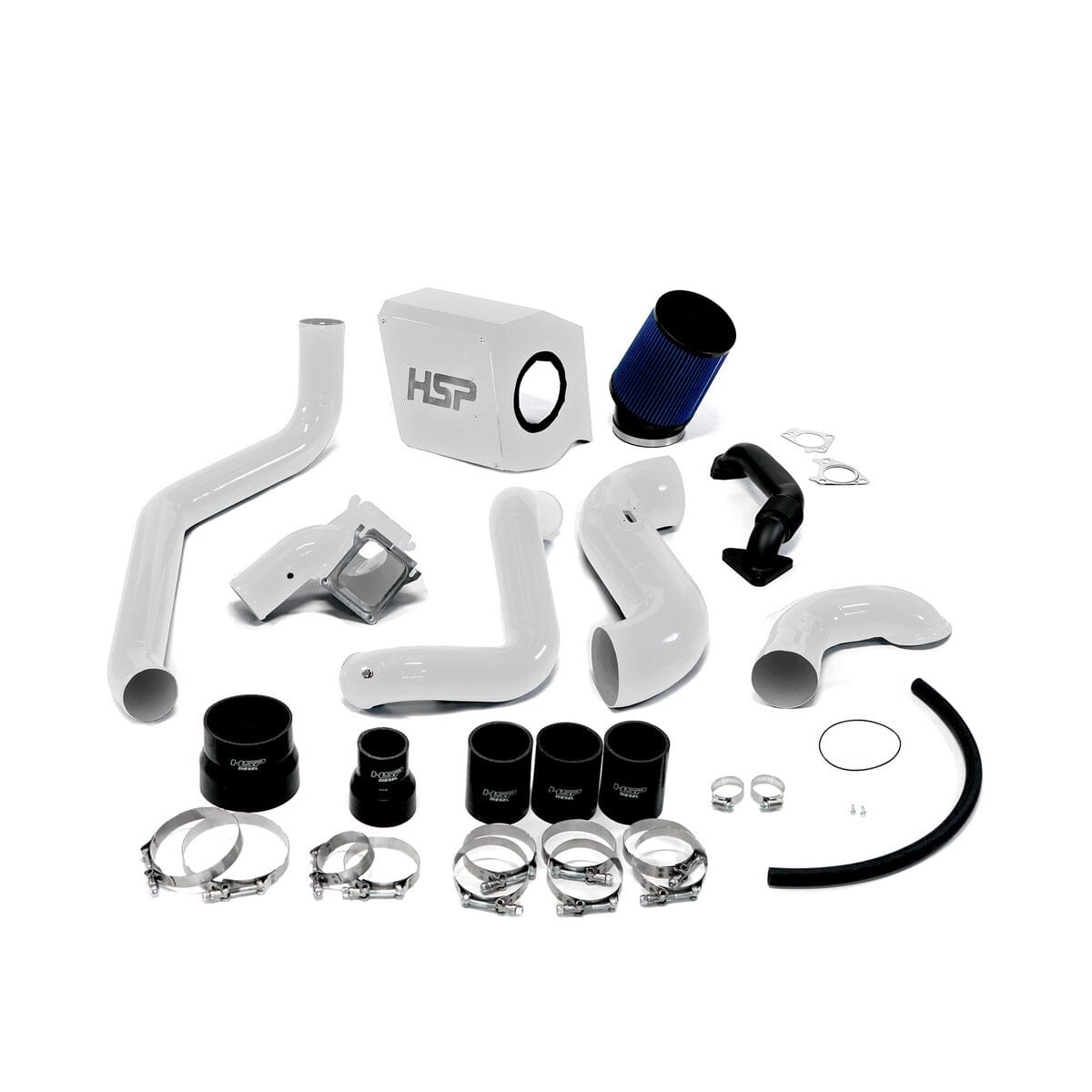 HSP Max Air Flow Bundle (2007.5-2010 Chevrolet / GMC) Cold Air Intake HSP Diesel White