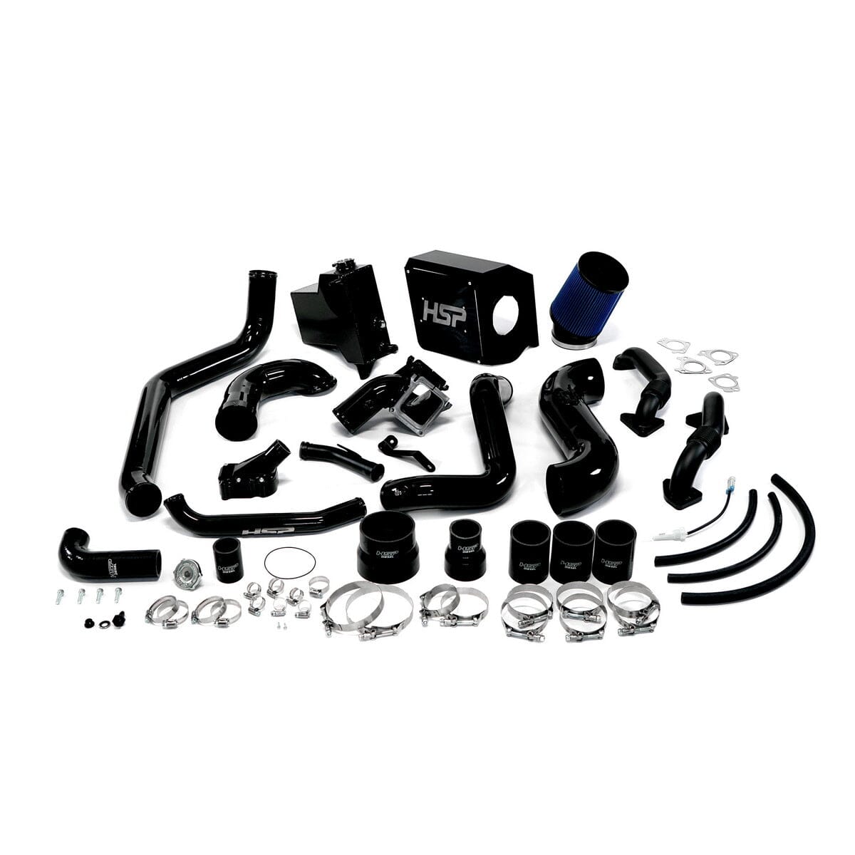 HSP Deluxe Max Air Flow Bundle (2007.5-2010 Chevrolet / GMC) Cold Air Intake HSP Diesel Gloss Black
