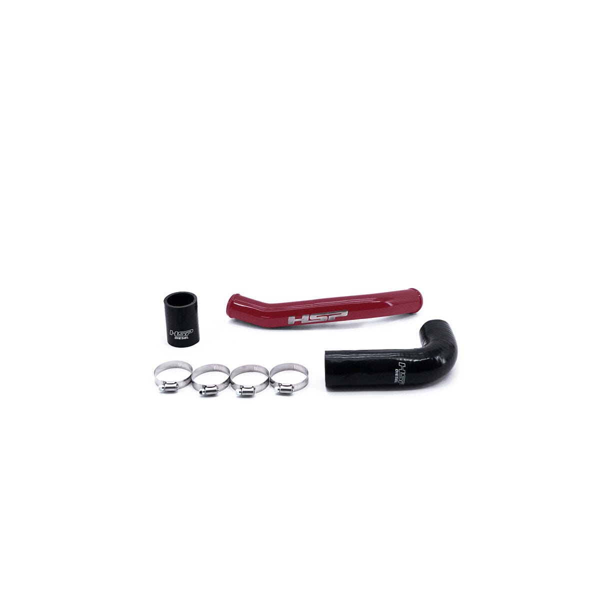 HSP Upper Coolant Tube (2011-2014 Chevrolet / GMC) Coolant Hose HSP Diesel Candy Red