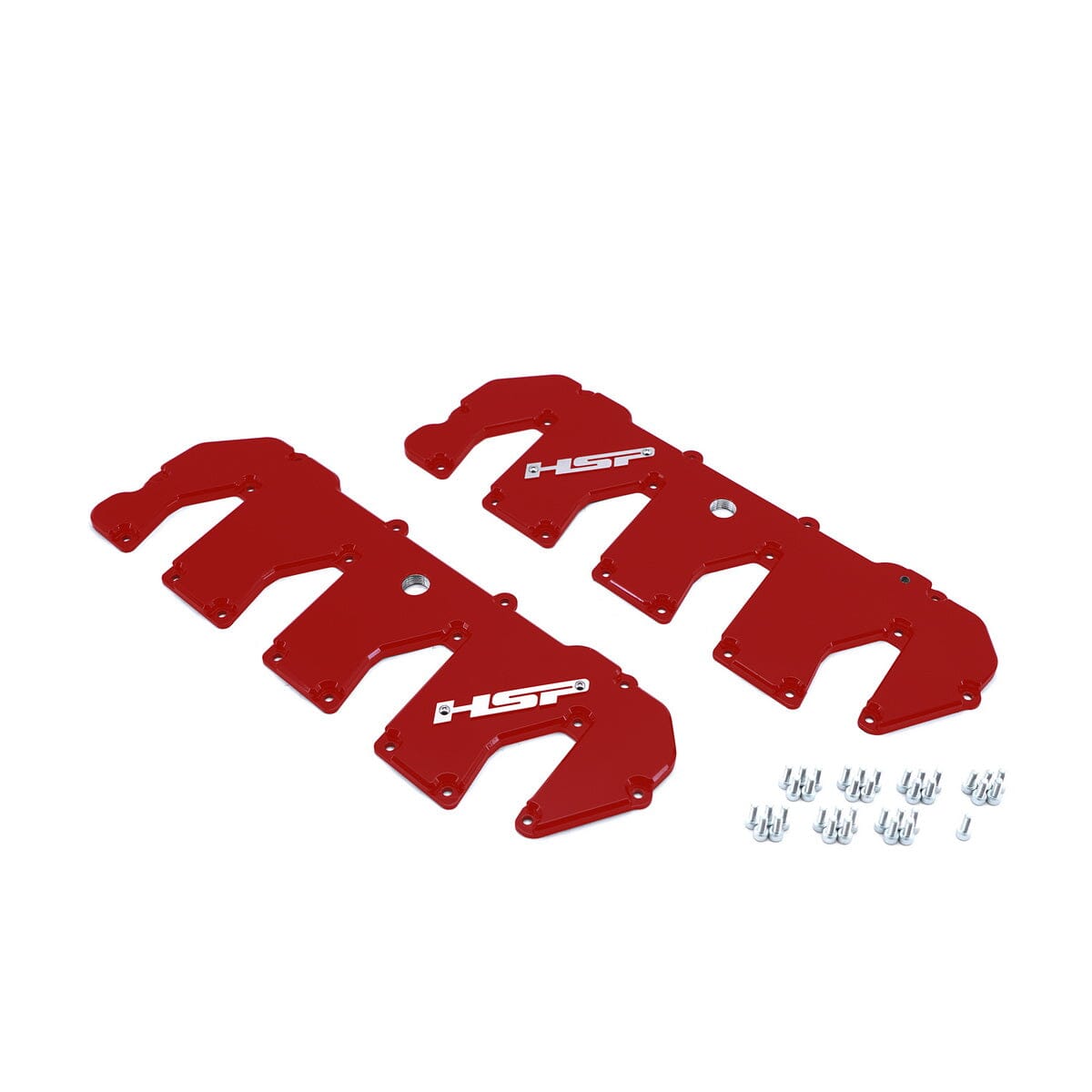 HSP Billet Valve Covers (2011-2016 Chevrolet / GMC) Engine Valve Cover HSP Diesel Blood Red