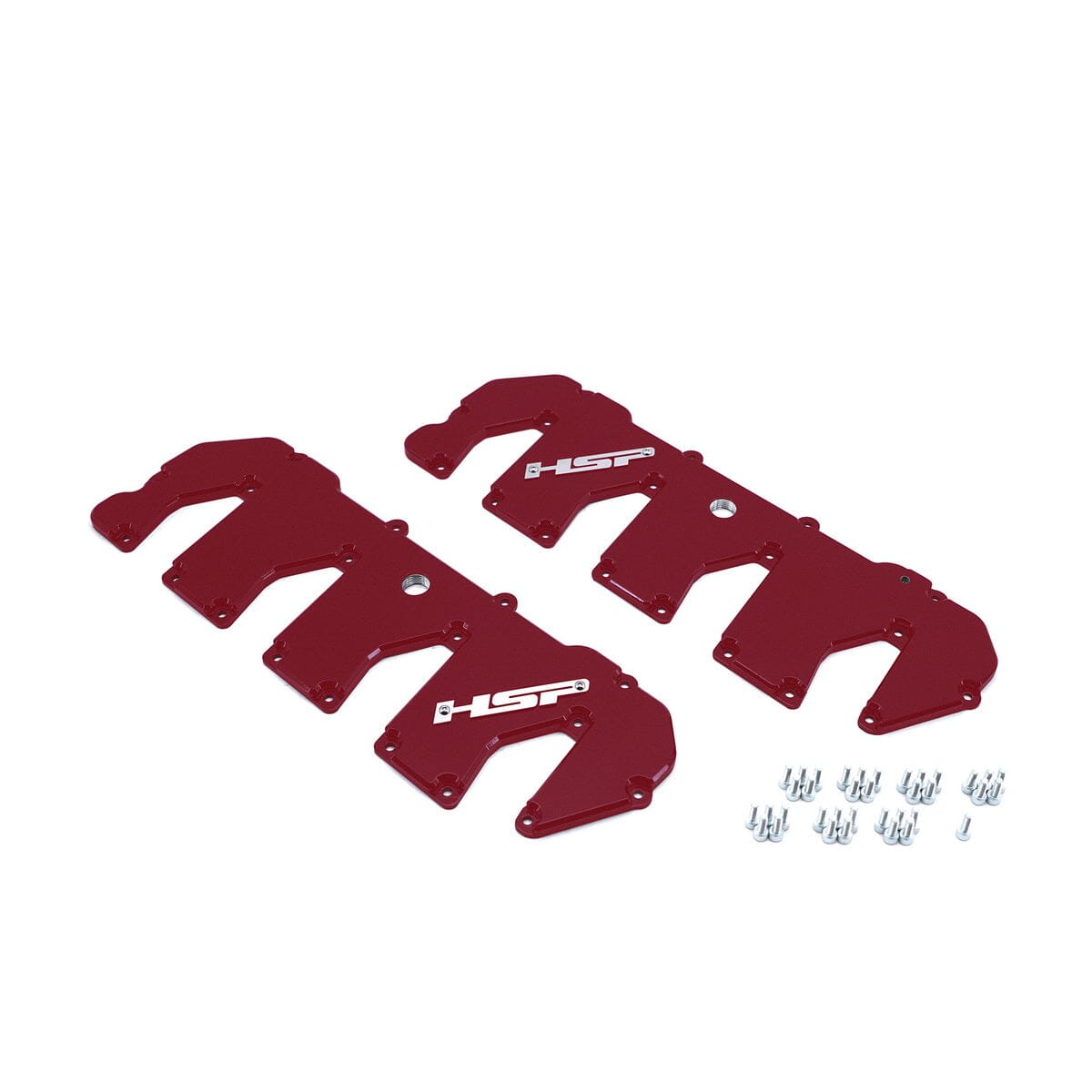 HSP Billet Valve Covers (2011-2016 Chevrolet / GMC) Engine Valve Cover HSP Diesel Candy Red