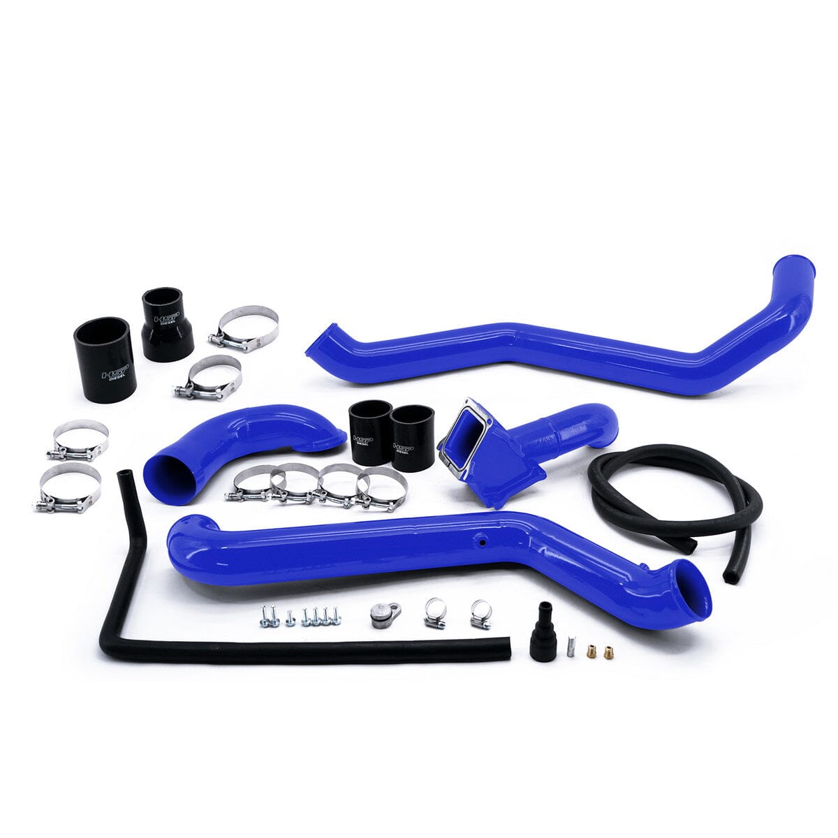 HSP Intercooler Charge Pipe Bundle (2011-2016 Chevrolet / GMC) Intercooler Pipes HSP Diesel Candy Blue