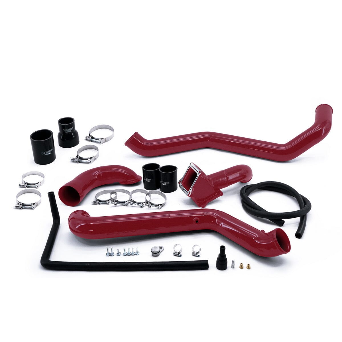 HSP Intercooler Charge Pipe Bundle (2011-2016 Chevrolet / GMC) Intercooler Pipes HSP Diesel Candy Red