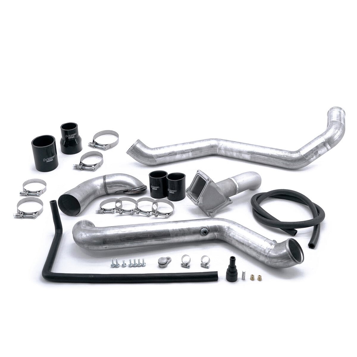 HSP Intercooler Charge Pipe Bundle (2011-2016 Chevrolet / GMC) Intercooler Pipes HSP Diesel Silver (Raw)