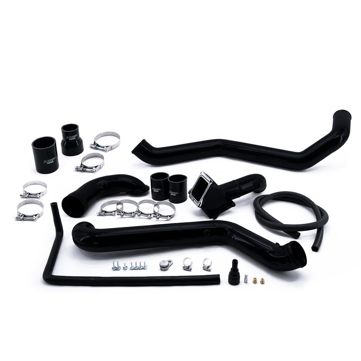 HSP Intercooler Charge Pipe Bundle (2011-2016 Chevrolet / GMC) Intercooler Pipes HSP Diesel Satin Black