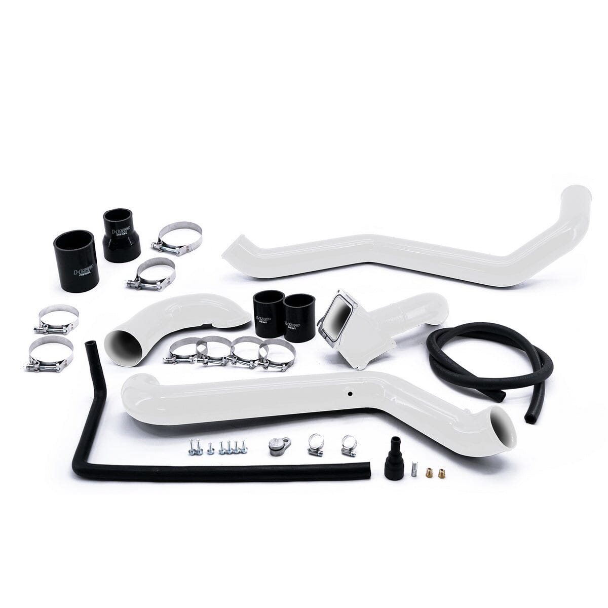 HSP Intercooler Charge Pipe Bundle (2011-2016 Chevrolet / GMC) Intercooler Pipes HSP Diesel White
