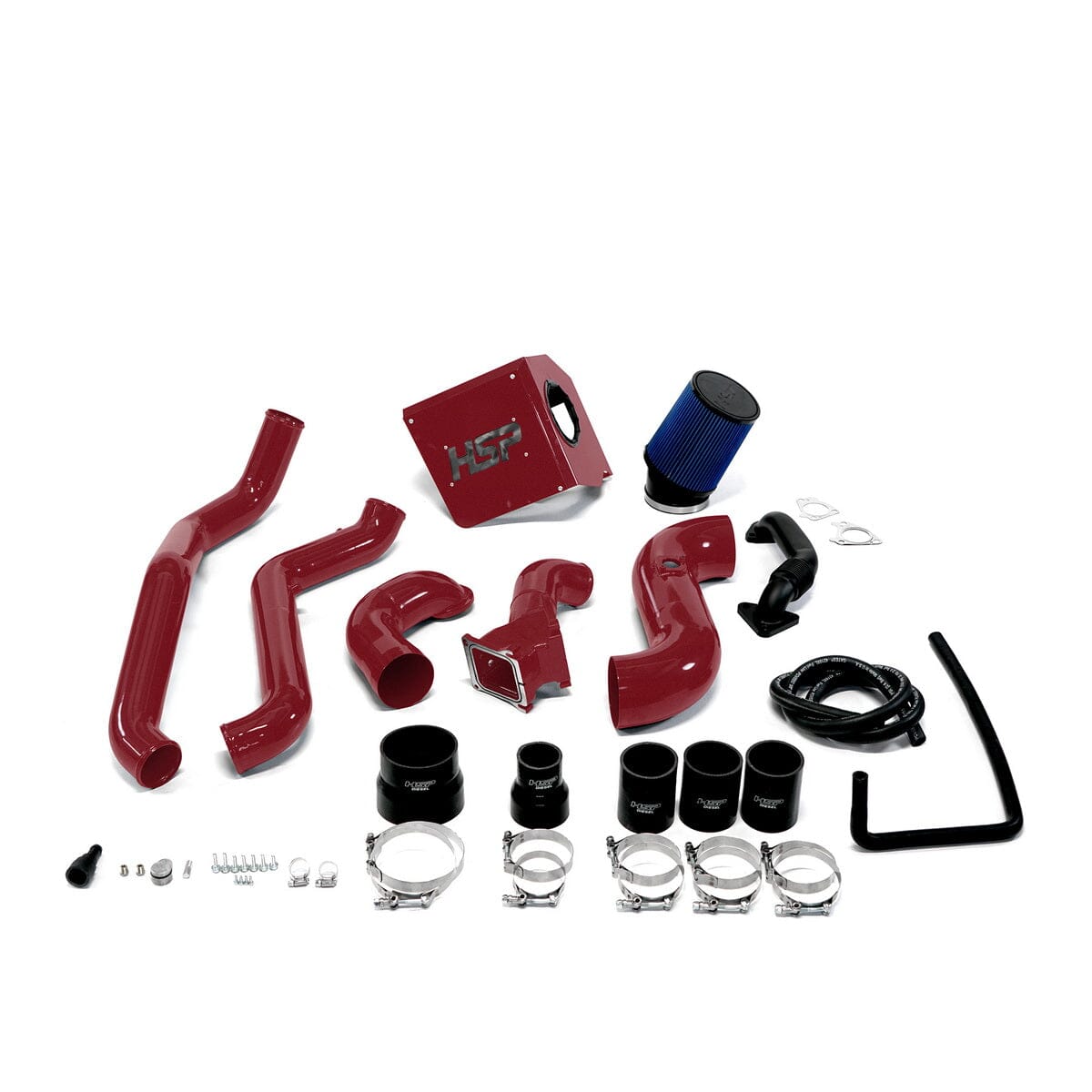 HSP Max Air Flow Bundle (2011-2012 Chevrolet / GMC) Cold Air Intake HSP Diesel Candy Red