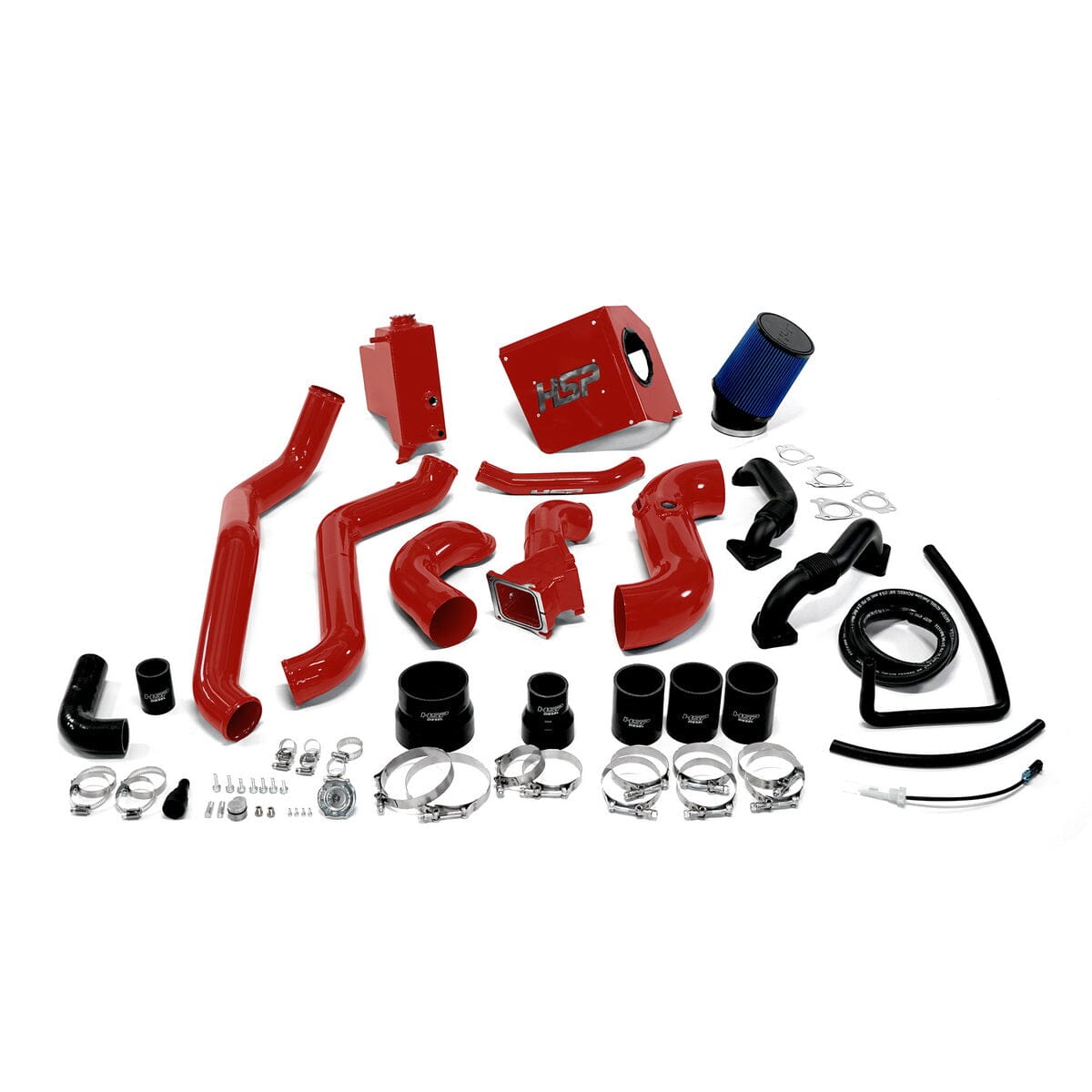 HSP Deluxe Max Air Flow Bundle (2013-2014 Chevrolet / GMC) Cold Air Intake HSP Diesel Blood Red