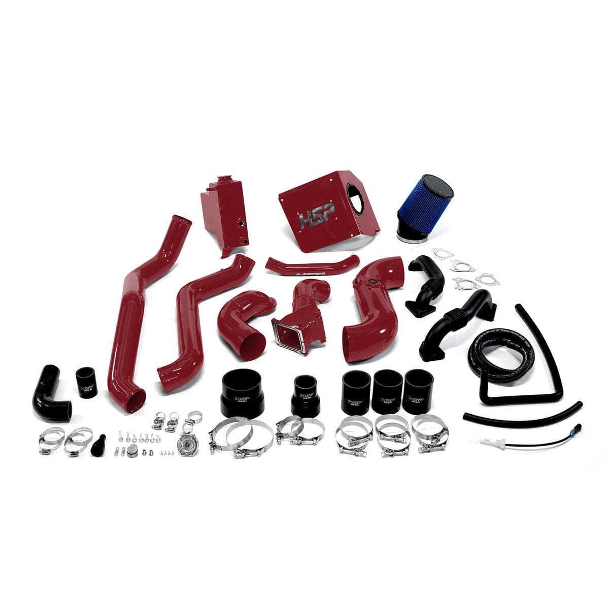 HSP Deluxe Max Air Flow Bundle (2013-2014 Chevrolet / GMC) Cold Air Intake HSP Diesel Candy Red