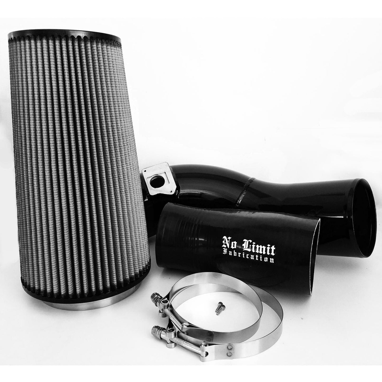 Cold Air Intake (2003-2007 Ford Powerstroke 6.0L) Cold Air Intake No Limit Fabrication