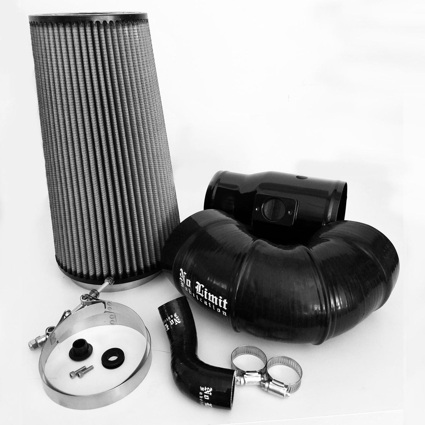 Cold Air Intake (2008-2010 Ford Powerstroke 6.4L) Cold Air Intake No Limit Fabrication