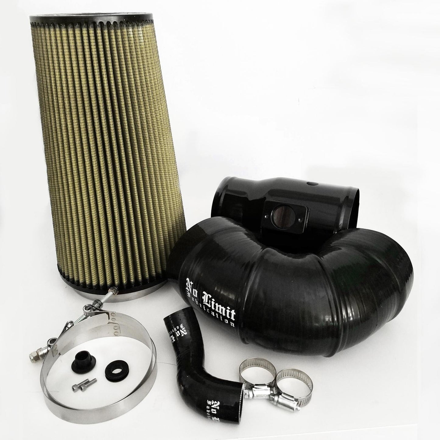 Cold Air Intake (2008-2010 Ford Powerstroke 6.4L) Cold Air Intake No Limit Fabrication
