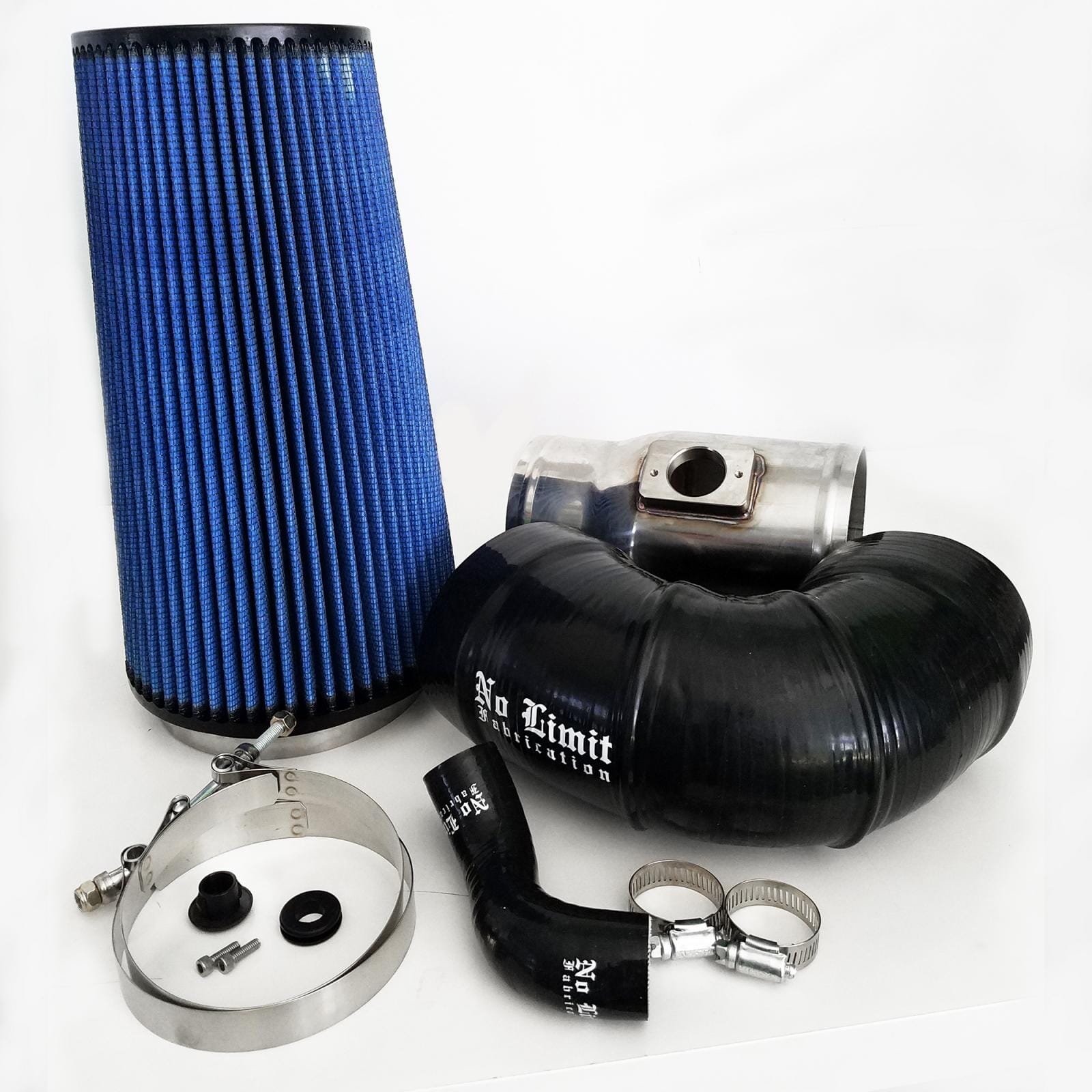 Cold Air Intake (2008-2010 Ford Powerstroke 6.4L) Cold Air Intake No Limit Fabrication