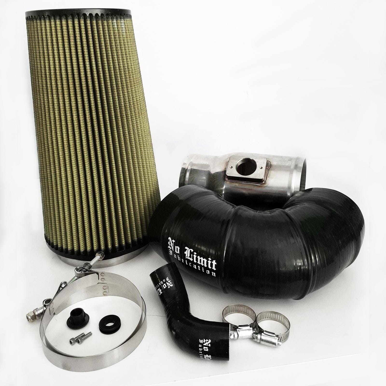 Cold Air Intake (2008-2010 Ford Powerstroke 6.4L) Cold Air Intake No Limit Fabrication