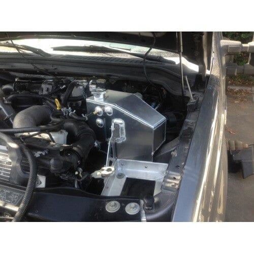 Factory Replacement Coolant Tank and Battery Tray (2008-2010 Ford Powerstroke 6.4L) Coolant Overflow Tank No Limit Fabrication