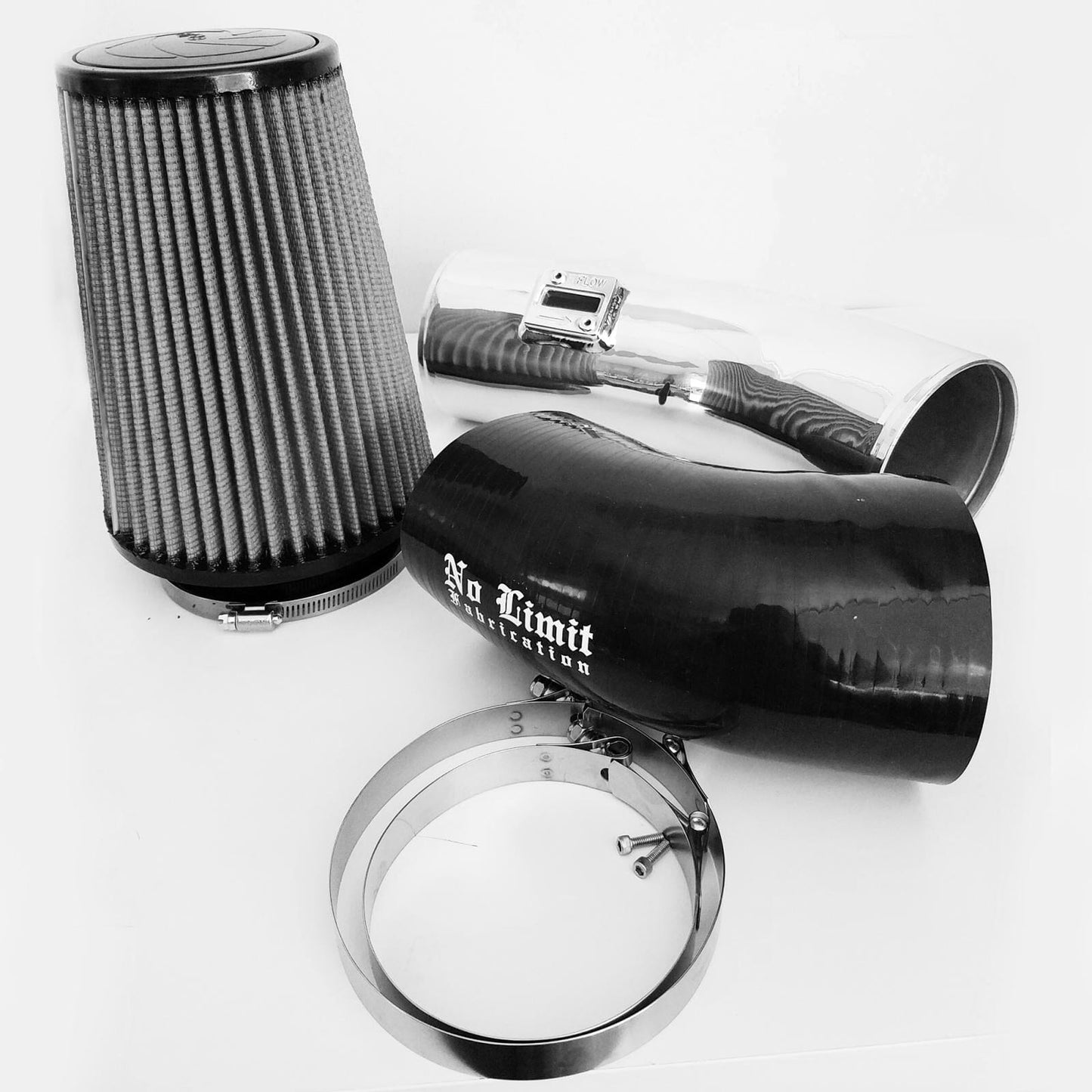 Stage 1 Cold Air Intake (2011-2016 Ford Powerstroke 6.7L) Cold Air Intake No Limit Fabrication