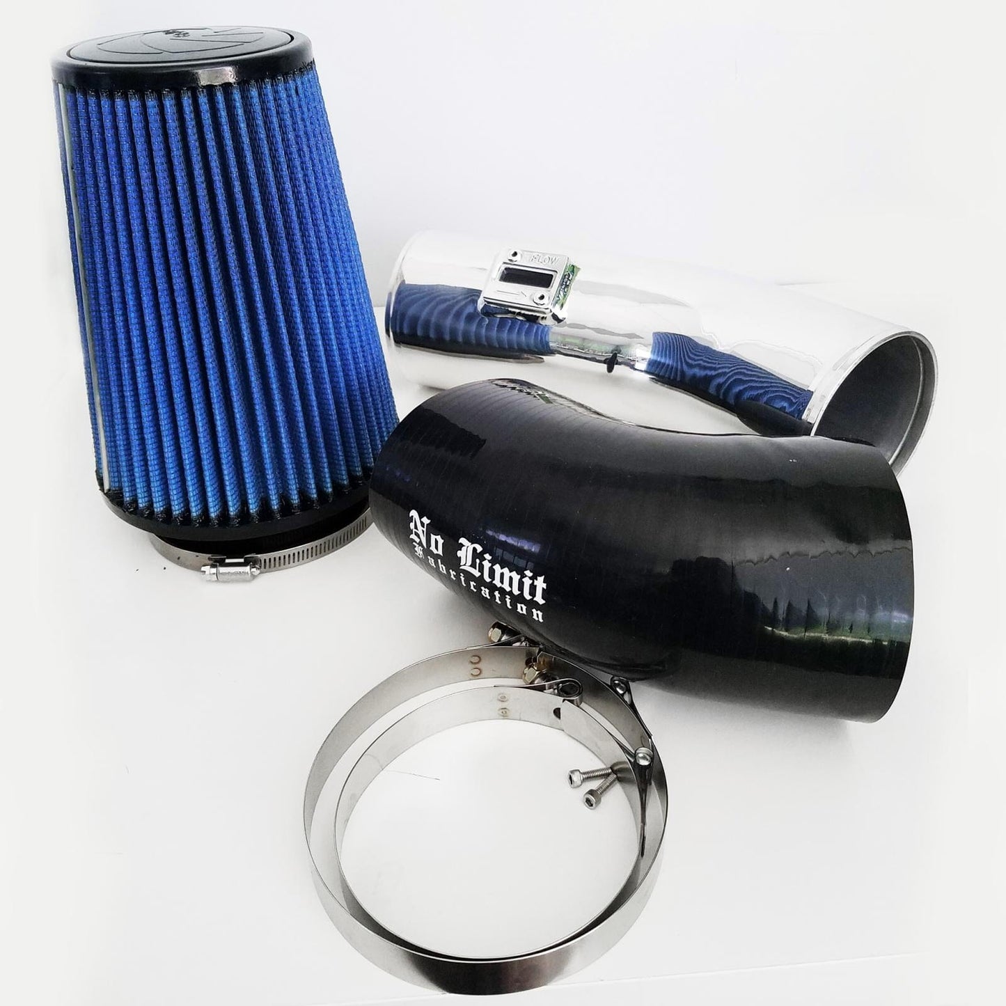 Stage 1 Cold Air Intake (2011-2016 Ford Powerstroke 6.7L) Cold Air Intake No Limit Fabrication