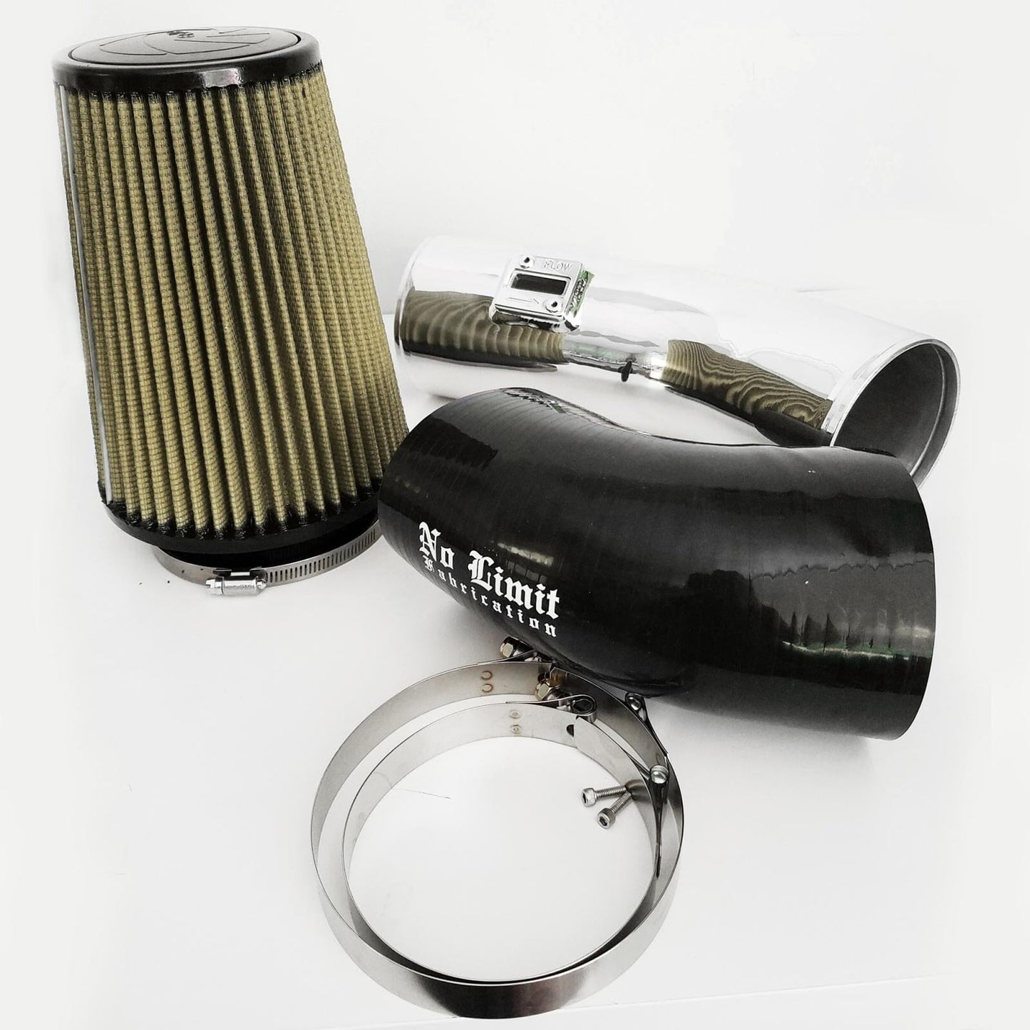 Stage 1 Cold Air Intake (2011-2016 Ford Powerstroke 6.7L) Cold Air Intake No Limit Fabrication