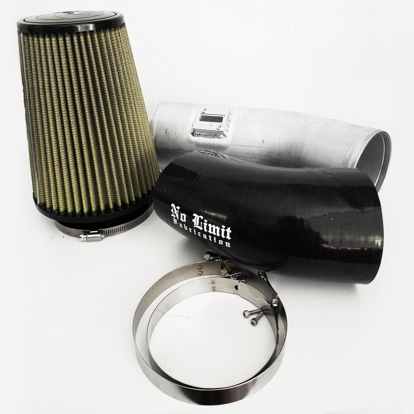Stage 1 Cold Air Intake (2011-2016 Ford Powerstroke 6.7L) Cold Air Intake No Limit Fabrication