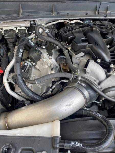 Secondary Coolant Line (2011-2014 Ford Powerstroke 6.7L) Coolant Hose No Limit Fabrication