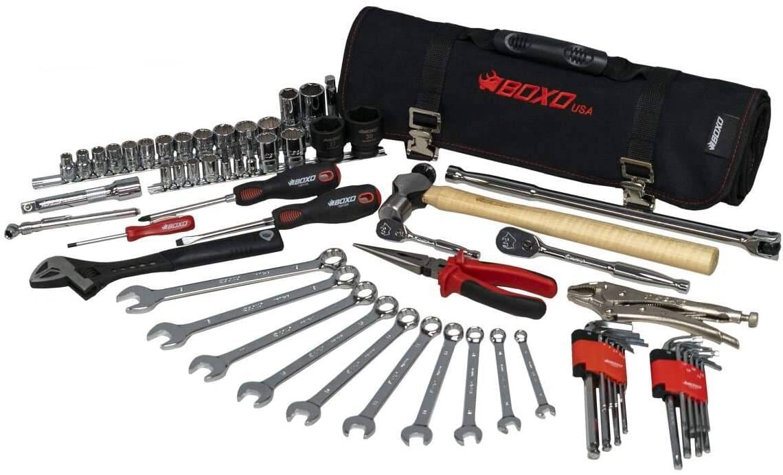 Boxo Usa 66 Pc Universal Tool Roll For Side By Side Vehicles No Limit Fabrication