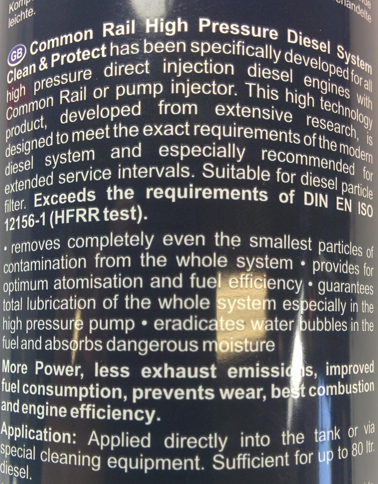Common Rail Injection System Cleaner Fuel Additives Dynomite Diesel